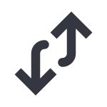 Vertical Switch Alt SVG Icon